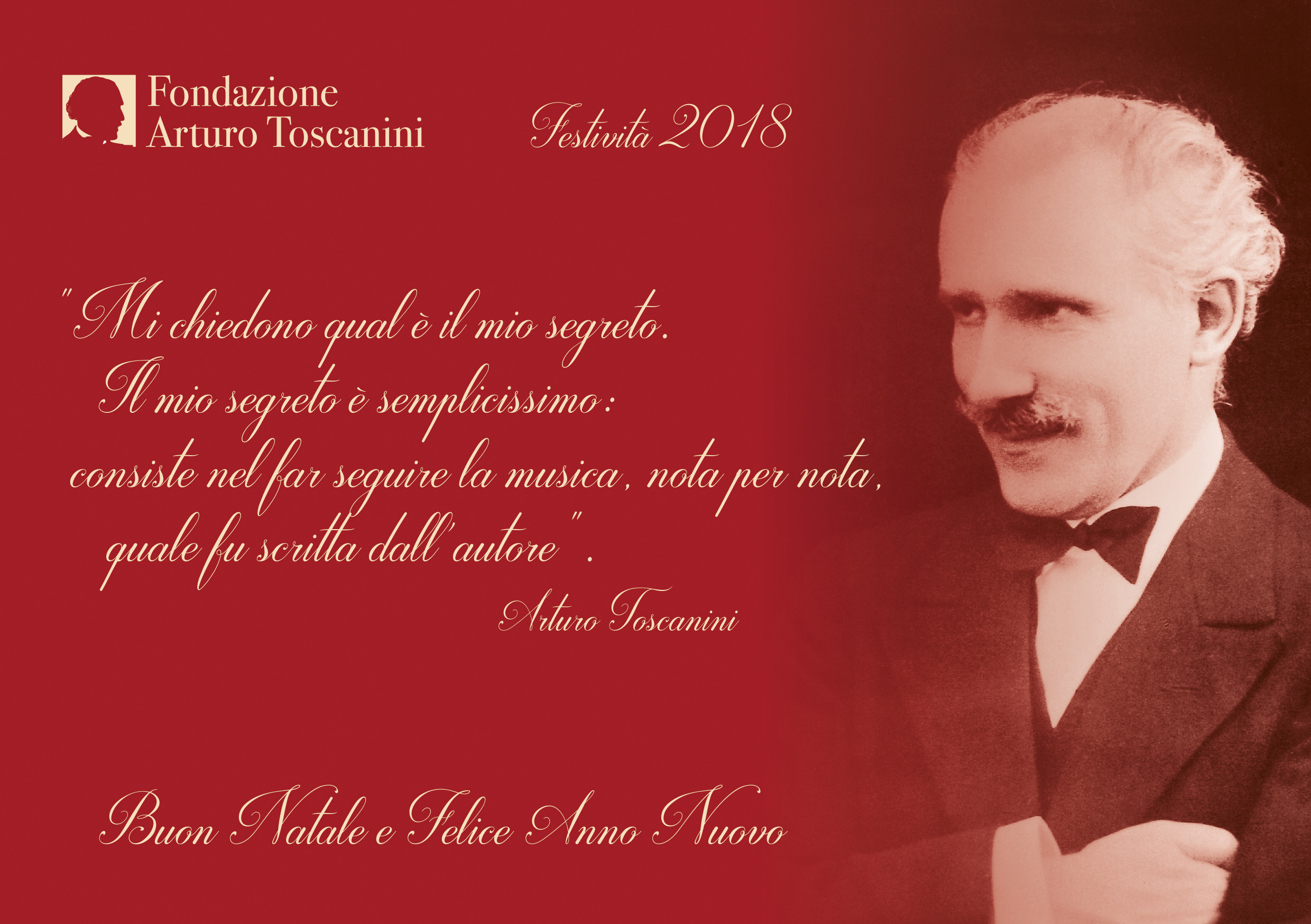 Buon Natale e Felice Anno Nuovo dalla Fondazione Toscanini