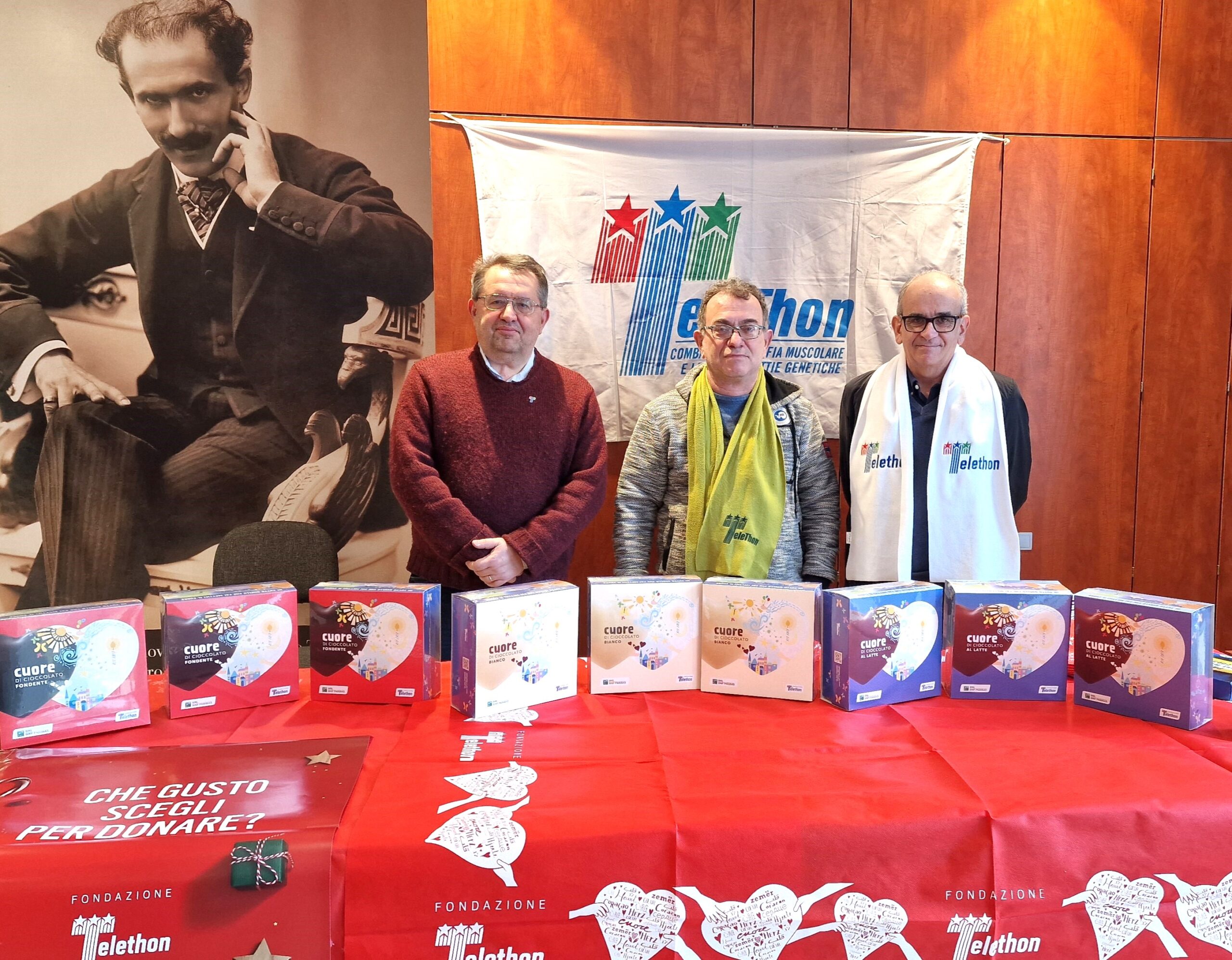 La Toscanini ospita Telethon e i suoi Cuori di Cioccolato per il Natale 2023